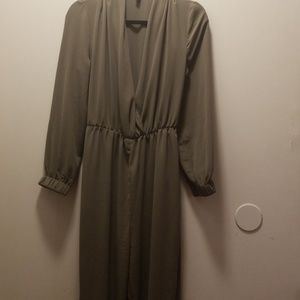 Olive green jumpsuit